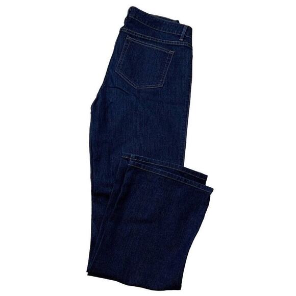 Vintage L.L. Bean Jeans Womens Size 12M Tall Stretch Straight Relaxed Fit Denim - Picture 6 of 7